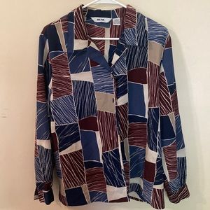 Alia blouse, size 14, 100% polyester